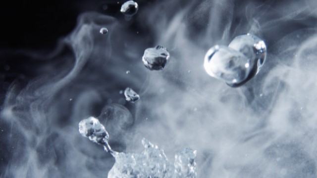 蒸汽和水滴